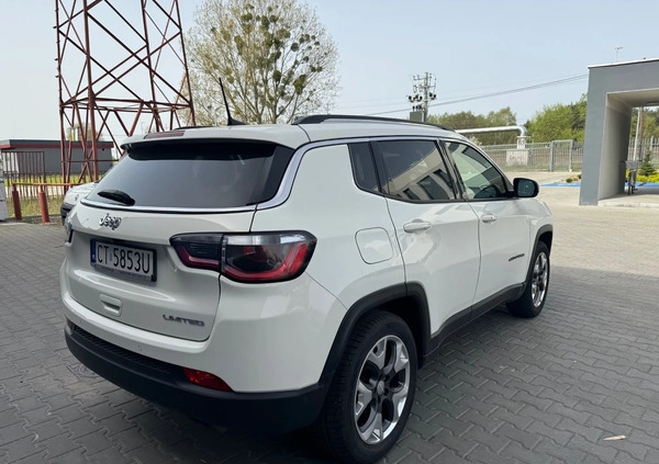 Jeep Compass cena 75500 przebieg: 58000, rok produkcji 2018 z Toruń małe 22